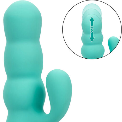 CALEXOTICS – DEL MAR DIVA VIBRADOR RABBIT VERDE AGUA BY CALIFORNIA DREAMING - intimamenities.com