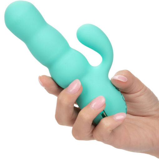 CALEXOTICS – DEL MAR DIVA VIBRADOR RABBIT VERDE AGUA BY CALIFORNIA DREAMING - intimamenities.com