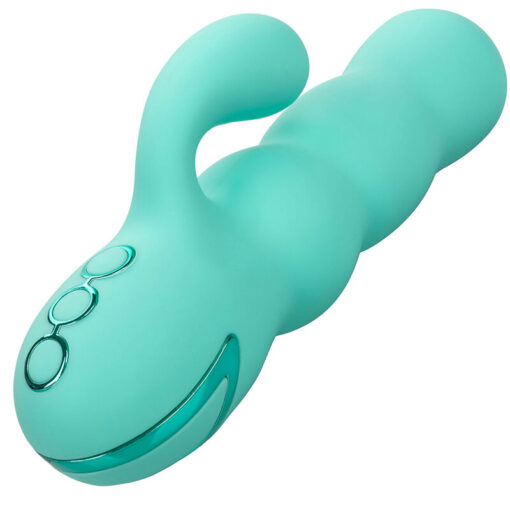 CALEXOTICS – DEL MAR DIVA VIBRADOR RABBIT VERDE AGUA BY CALIFORNIA DREAMING - intimamenities.com