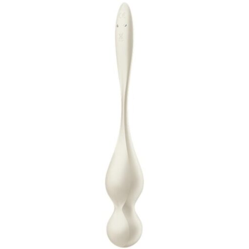 SATISFYER – LOVE BIRDS BOLAS KEGEL VIBRADORAS BLANCO - intimamenities.com