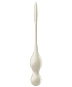 SATISFYER – LOVE BIRDS BOLAS KEGEL VIBRADORAS BLANCO - intimamenities.com