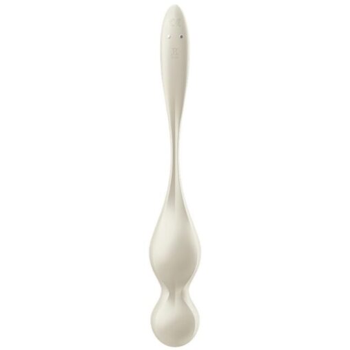 SATISFYER – LOVE BIRDS BOLAS KEGEL VIBRADORAS BLANCO - intimamenities.com