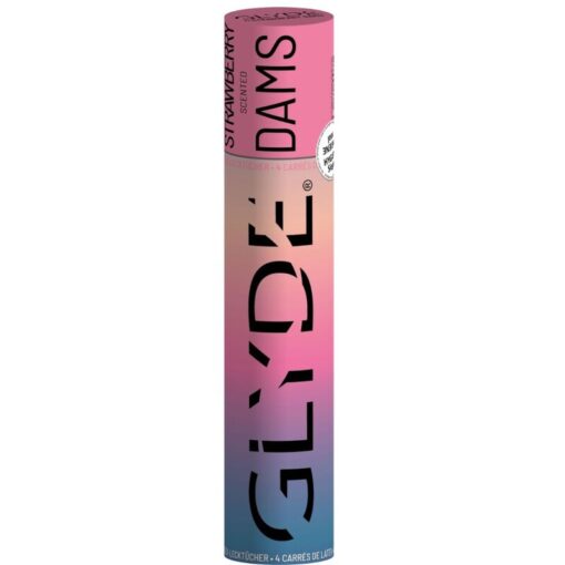 SHEER GLYDE – DAMS LÁMINAS LATEX SEXO ORAL FRESA - intimamenities.com