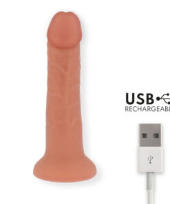 ONINDER – LARGE BOGOTÁ DILDO VIBRADOR 9 VELOCIDADES NATURAL 22 CM -O- 4.5 CM – APP GRATUITA - intimamenities.com