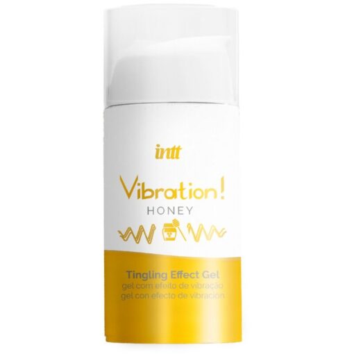 INTT – POTENTE ESTIMULANTE ÍNTIMO GEL VIBRADOR LIQUIDO MIEL 15 ML - intimamenities.com