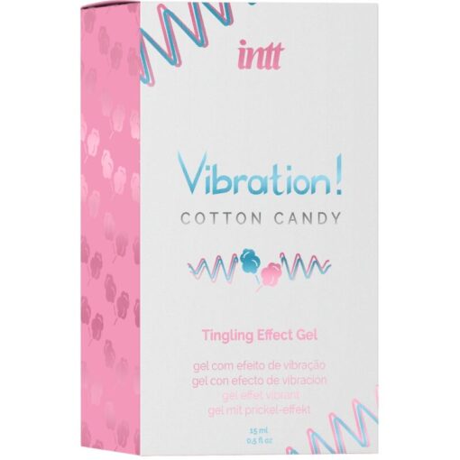 INTT – POTENTE ESTIMULANTE ÍNTIMO GEL VIBRADOR LIQUIDO ALGODÓN DE AZÚCAR 15 ML - intimamenities.com