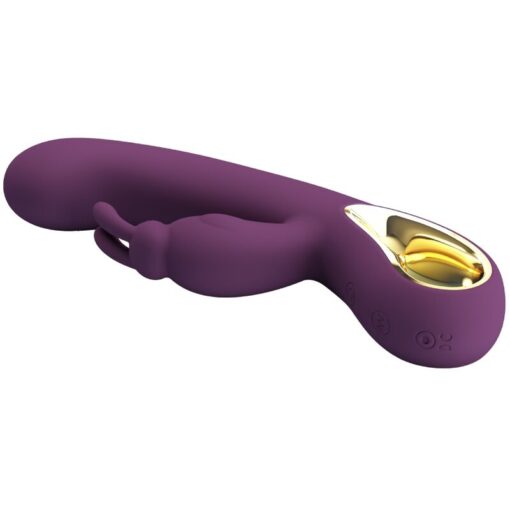 PRETTY LOVE – LIAM VIBRADOR RABBIT & PUNTO G CONTROLADO POR APP LILA - intimamenities.com