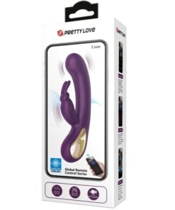 PRETTY LOVE – LIAM VIBRADOR RABBIT & PUNTO G CONTROLADO POR APP LILA - intimamenities.com
