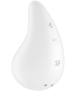 SATISFYER – DEW DROP VIBRADOR LAY-ON BLANCO - intimamenities.com