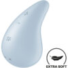 SATISFYER – DEW DROP VIBRADOR LAY-ON AZUL - intimamenities.com