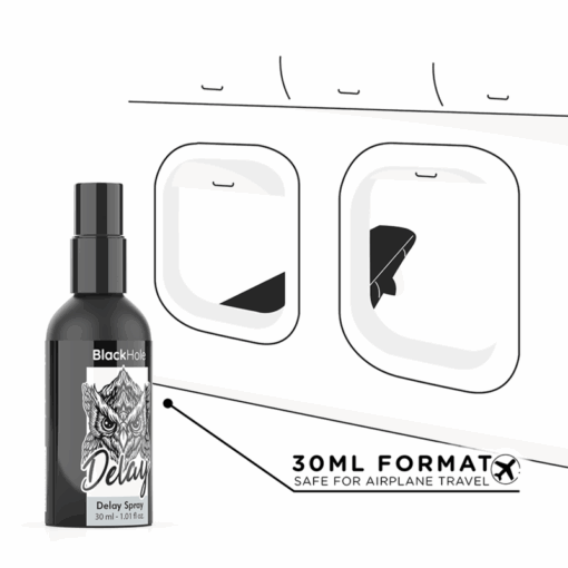 BLACK HOLE – SPRAY RETARDANTE STUDY FORTE 30 ML - intimamenities.com
