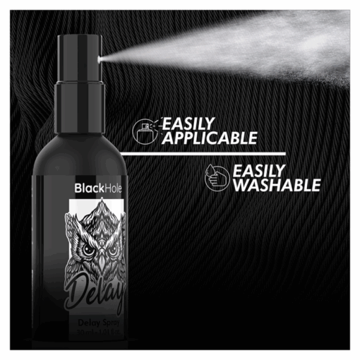 BLACK HOLE – SPRAY RETARDANTE STUDY FORTE 30 ML - intimamenities.com