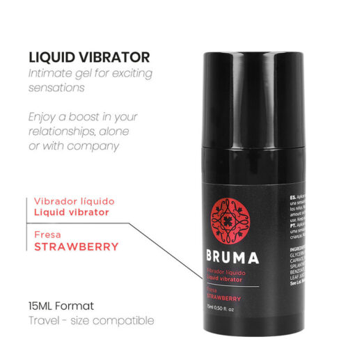 BRUMA – VIBRADOR LÍQUIDO FRESA - intimamenities.com