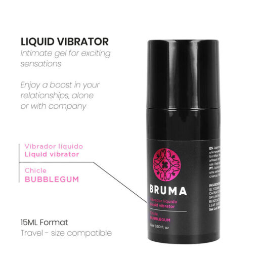 BRUMA – VIBRADOR LÍQUIDO CHICLE - intimamenities.com