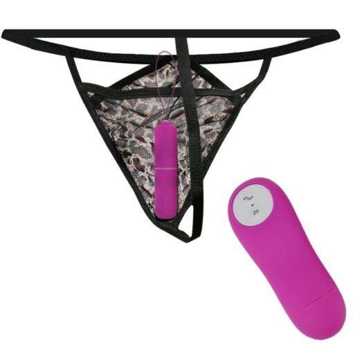 BAILE – TANGA CON BALA VIBRADORA Y MANDO MORADO - intimamenities.com