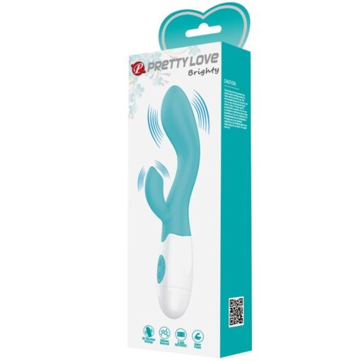 PRETTY LOVE – BRIGHTY VIBRADOR PUNTO G VERDE AGUA - intimamenities.com