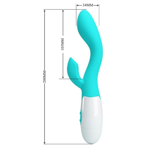 PRETTY LOVE – BRIGHTY VIBRADOR PUNTO G VERDE AGUA - intimamenities.com