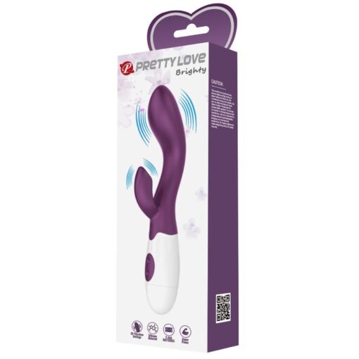 PRETTY LOVE – BRIGHTY VIBRADOR PUNTO G MORADO - intimamenities.com