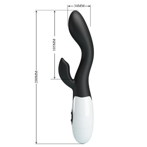 PRETTY LOVE – BRIGHTY VIBRADOR PUNTO G NEGRO - intimamenities.com