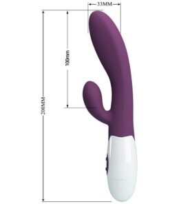 PRETTY LOVE – ALVIS VIBRADOR RABBIT & PUNTO G MORADO - intimamenities.com