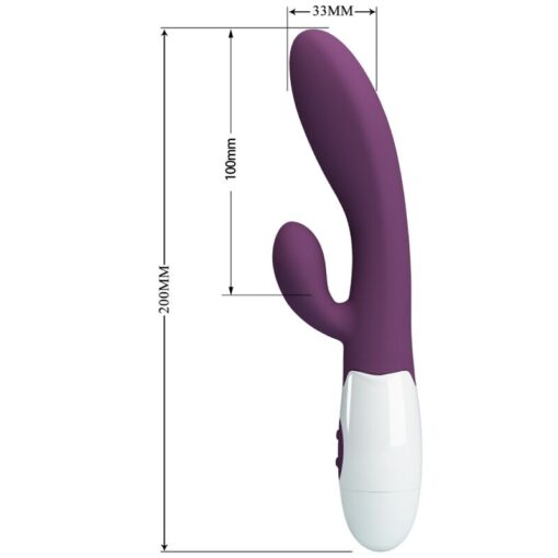 PRETTY LOVE – ALVIS VIBRADOR RABBIT & PUNTO G MORADO - intimamenities.com