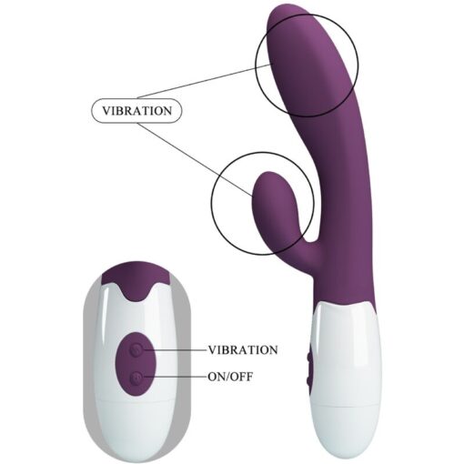 PRETTY LOVE – ALVIS VIBRADOR RABBIT & PUNTO G MORADO - intimamenities.com