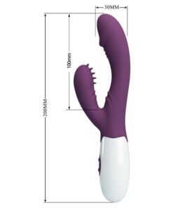 PRETTY LOVE – ANDRE VIBRADOR RABBIT & ESTIMULADOR PUNTO G MORADO - intimamenities.com