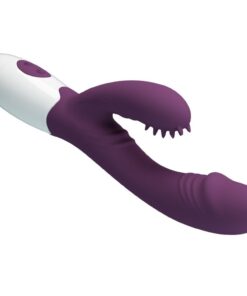 PRETTY LOVE – ANDRE VIBRADOR RABBIT & ESTIMULADOR PUNTO G MORADO - intimamenities.com