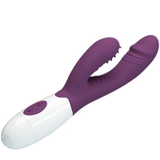 PRETTY LOVE – ANDRE VIBRADOR RABBIT & ESTIMULADOR PUNTO G MORADO - intimamenities.com