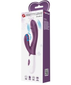 PRETTY LOVE – ANDRE VIBRADOR RABBIT & ESTIMULADOR PUNTO G MORADO - intimamenities.com