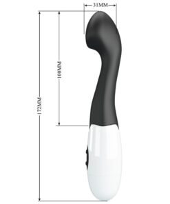 PRETTY LOVE – CHARLES VIBRADOR PUNTO G 30 MODOS NEGRO - intimamenities.com