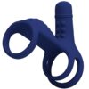 PRETTY LOVE – ELISH ANILLO VIBRADOR CON EXTENSIÓN AZUL - intimamenities.com