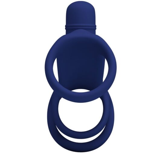 PRETTY LOVE – ELISH ANILLO VIBRADOR CON EXTENSIÓN AZUL - intimamenities.com