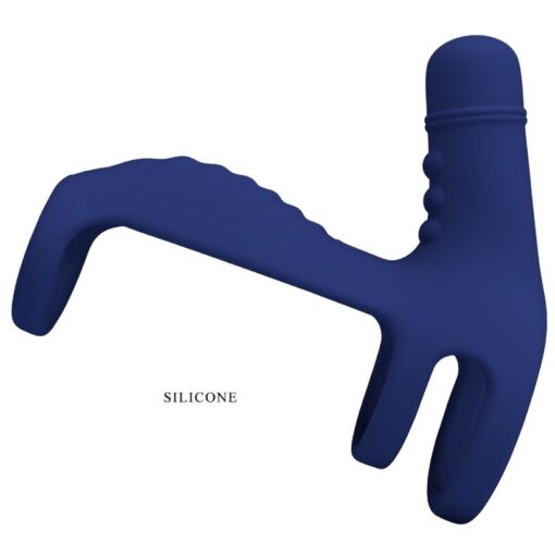 PRETTY LOVE – ELISH ANILLO VIBRADOR CON EXTENSIÓN AZUL - intimamenities.com