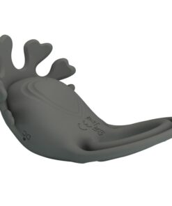 PRETTY LOVE – RUBEN DOBLE ANILLO VIBRADOR CON ESTIMULADOR GRIS - intimamenities.com