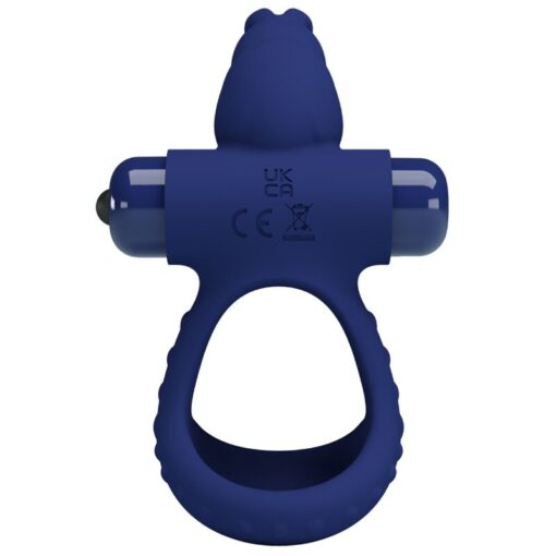 PRETTY LOVE – LUCHITO DOBLE ANILLO VIBRADOR RABBIT AZUL - intimamenities.com
