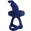 PRETTY LOVE – LUCHITO DOBLE ANILLO VIBRADOR RABBIT AZUL - intimamenities.com