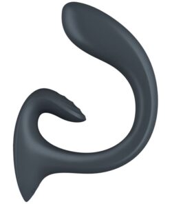 SATISFYER – G FOR GODDESS 1 VIBRADOR RABBIT GRIS OSCURO - intimamenities.com