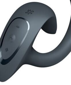 SATISFYER – G FOR GODDESS 1 VIBRADOR RABBIT GRIS OSCURO - intimamenities.com