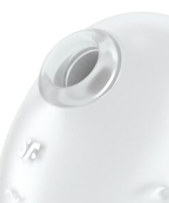 SATISFYER – CUTIE GHOST VIBRADOR LAY-ON BLANCO - intimamenities.com