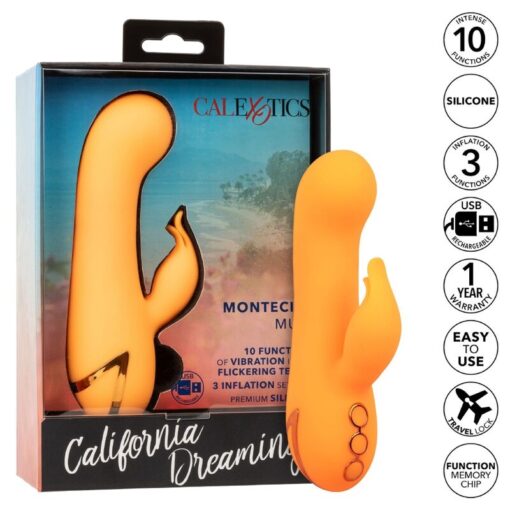 CALEXOTICS – MONTECITO MUSE VIBRADOR RABBIT NARANJA BY CALIFORNIA DREAMING - intimamenities.com