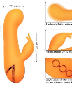 CALEXOTICS – MONTECITO MUSE VIBRADOR RABBIT NARANJA BY CALIFORNIA DREAMING - intimamenities.com