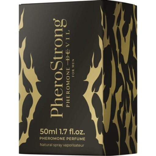 PHEROSTRONG – PERFUME CON FEROMONAS DEVIL PARA HOMBRE 50 ML - intimamenities.com
