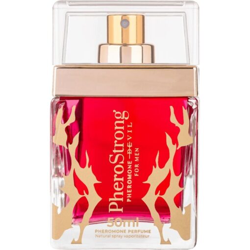 PHEROSTRONG – PERFUME CON FEROMONAS DEVIL PARA HOMBRE 50 ML - intimamenities.com
