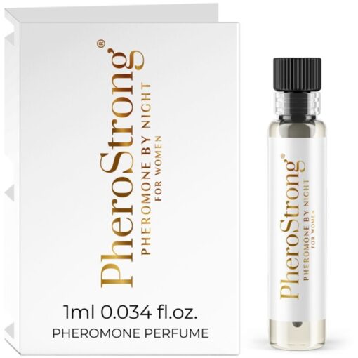 PHEROSTRONG – PERFUME CON FEROMONAS BY NIGHT PARA MUJER 1 ML - intimamenities.com