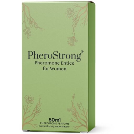 PHEROSTRONG – PERFUME CON FEROMONAS ENTICE PARA MUJER 50 ML - intimamenities.com