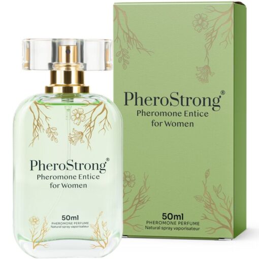 PHEROSTRONG – PERFUME CON FEROMONAS ENTICE PARA MUJER 50 ML - intimamenities.com