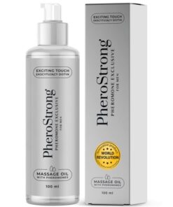 PHEROSTRONG – ACEITE DE MASAJE EXCLUSIVE PARA HOMBRE 100 ML - intimamenities.com
