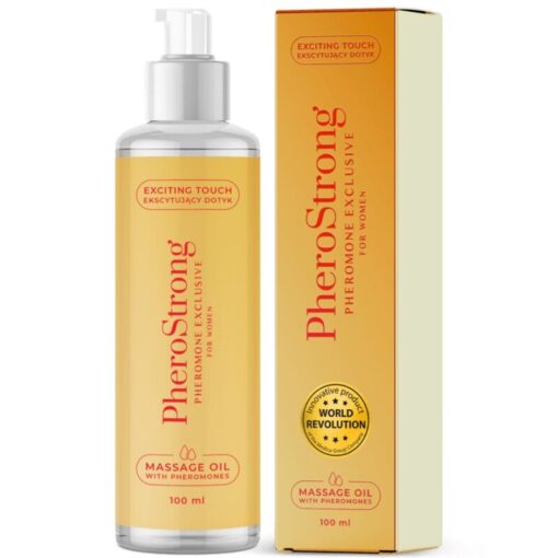 PHEROSTRONG – ACEITE DE MASAJE EXCLUSIVE PARA MUJER 100 ML - intimamenities.com
