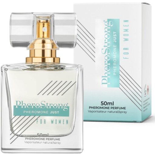 PHEROSTRONG – PERFUME CON FEROMONAS JUST PARA MUJER 50 ML - intimamenities.com